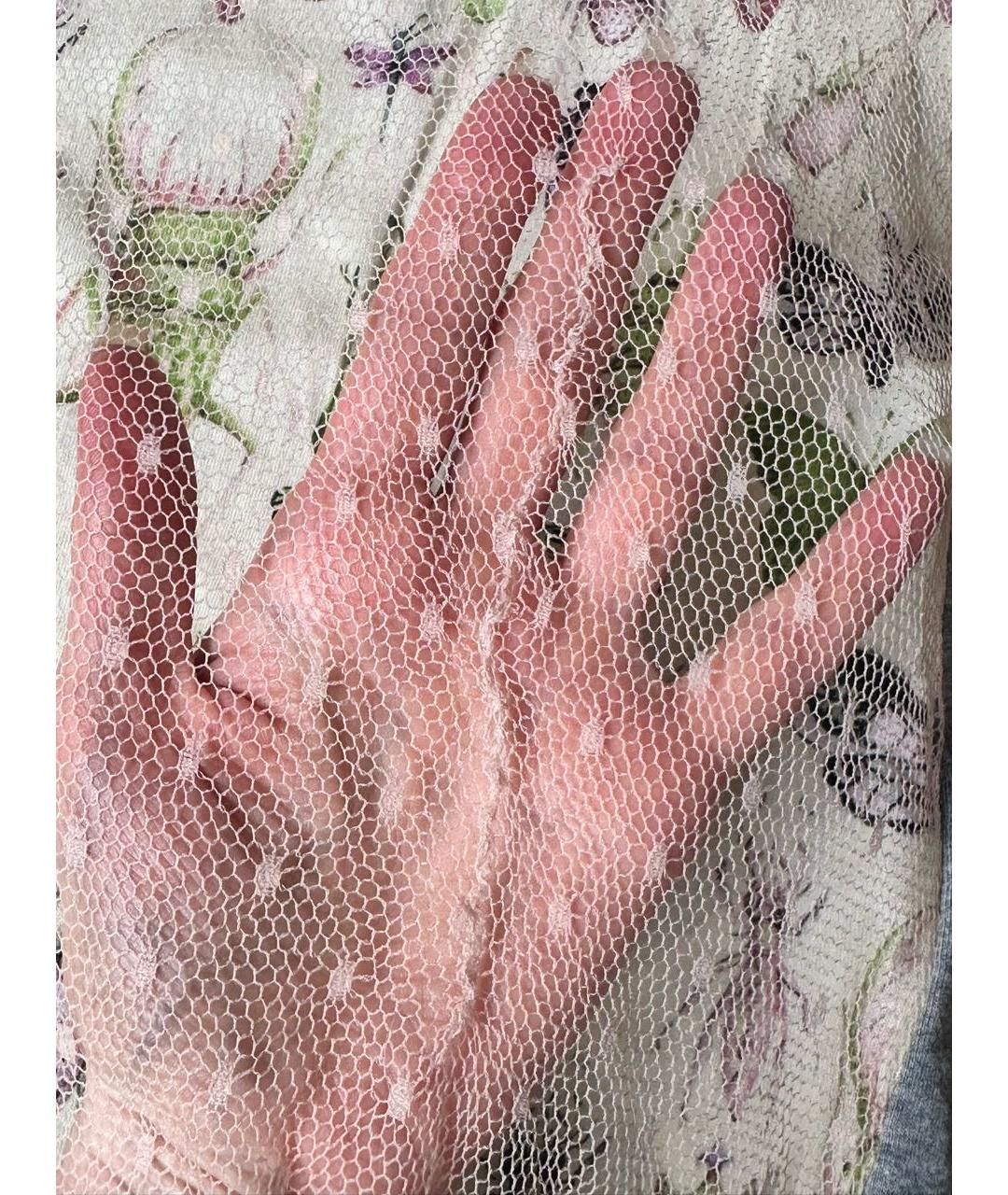 RED VALENTINO Мульти хлопковая футболка, фото 8