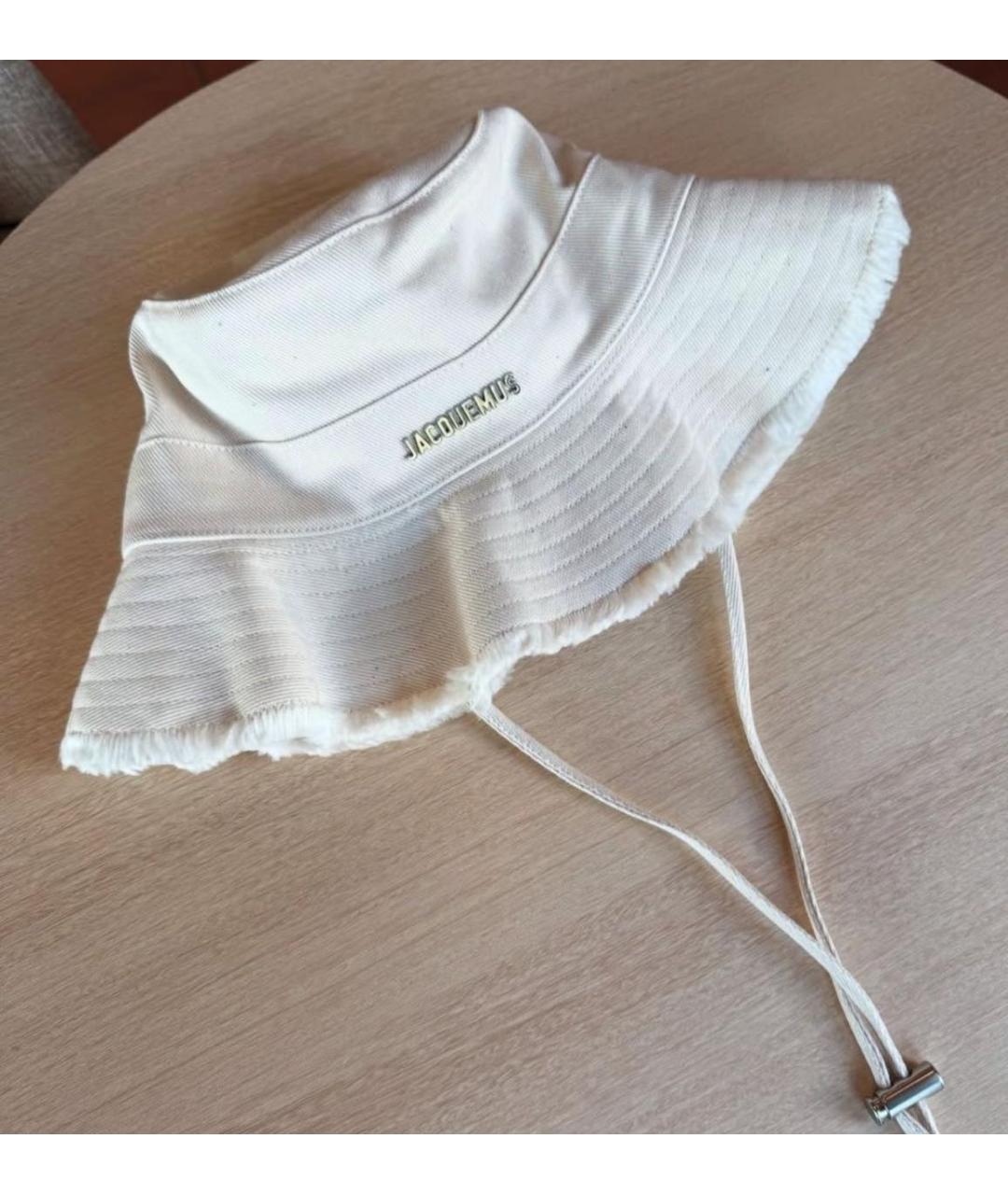 JACQUEMUS Белая панама, фото 5
