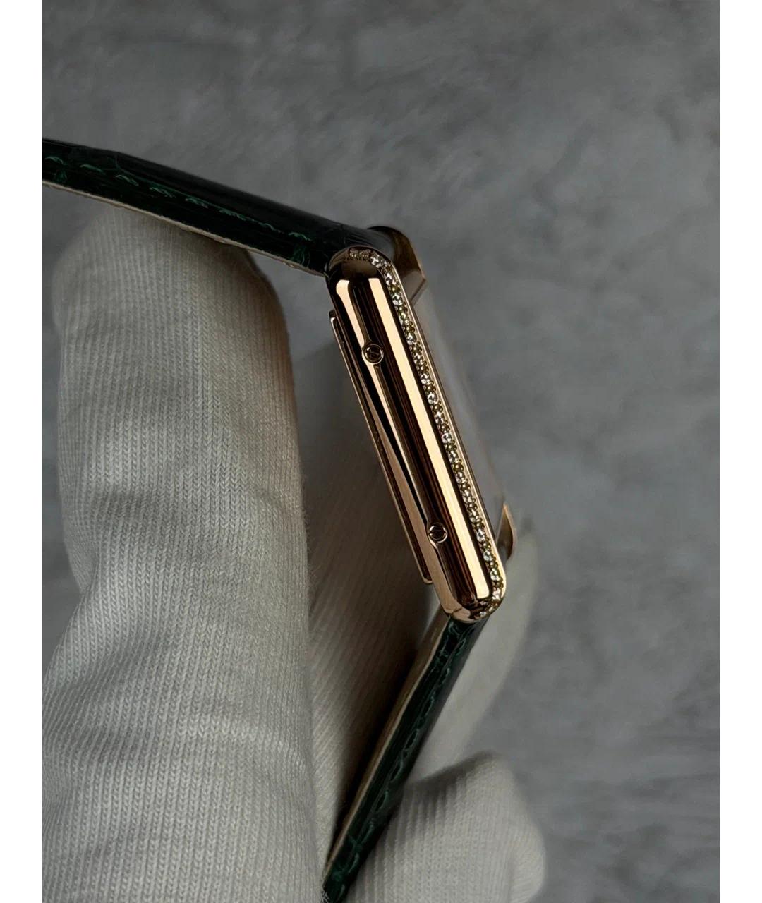 CARTIER Белые часы из розового золота, фото 4
