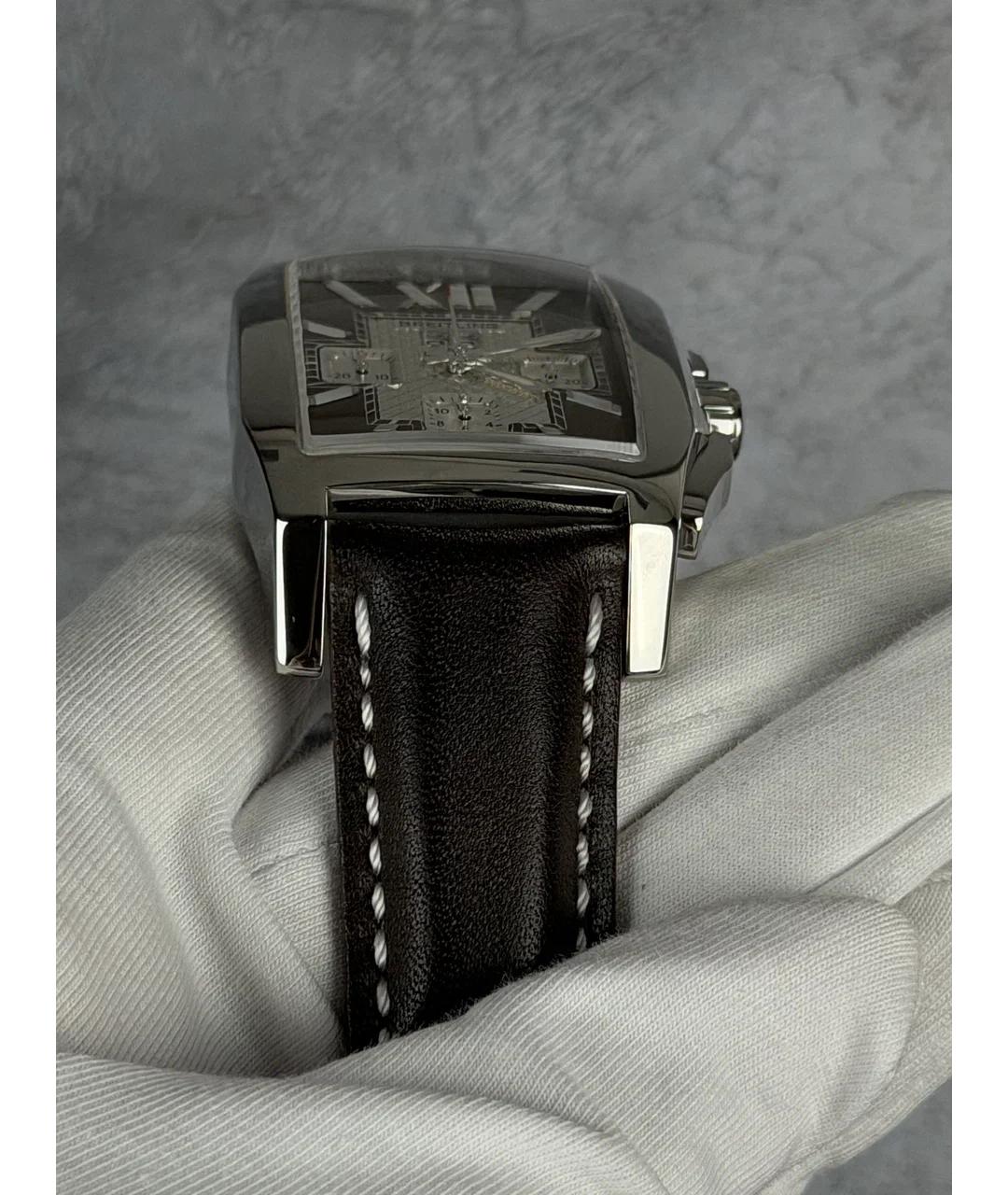 BREITLING Коричневые металлические часы, фото 5
