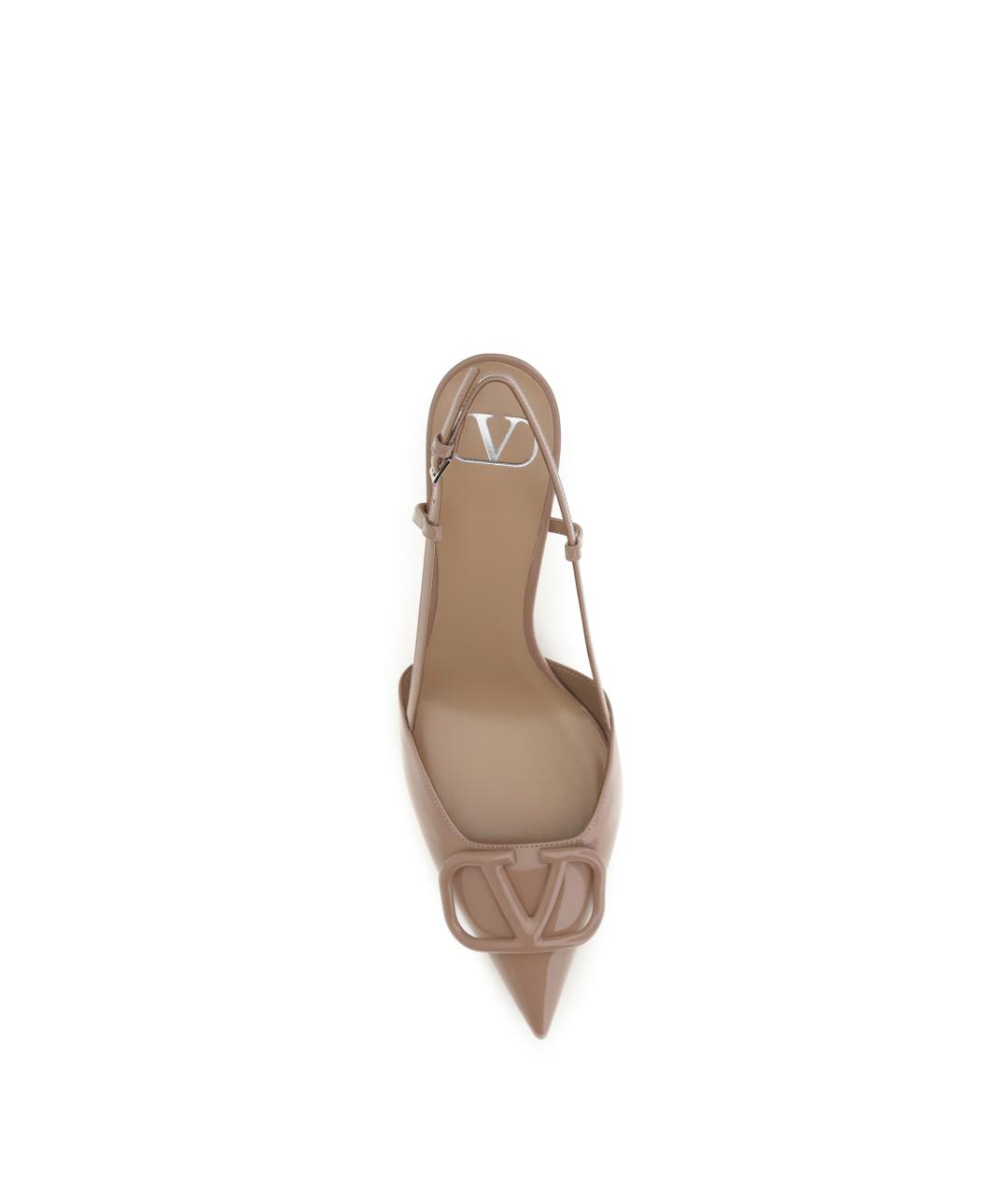 VALENTINO Розовые туфли из лакированной кожи, фото 4