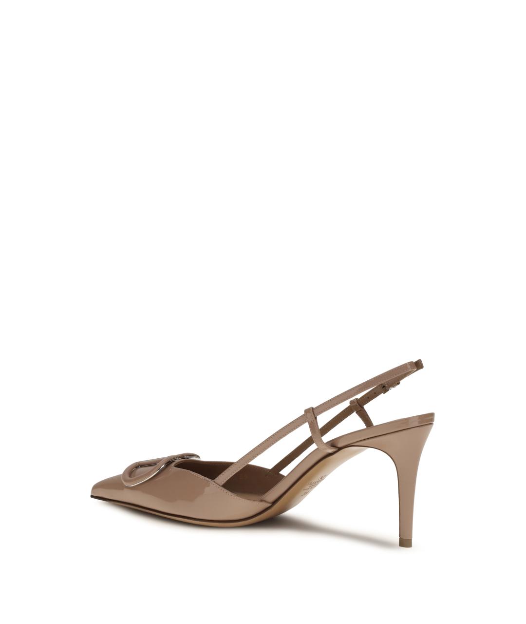 VALENTINO Розовые туфли из лакированной кожи, фото 3