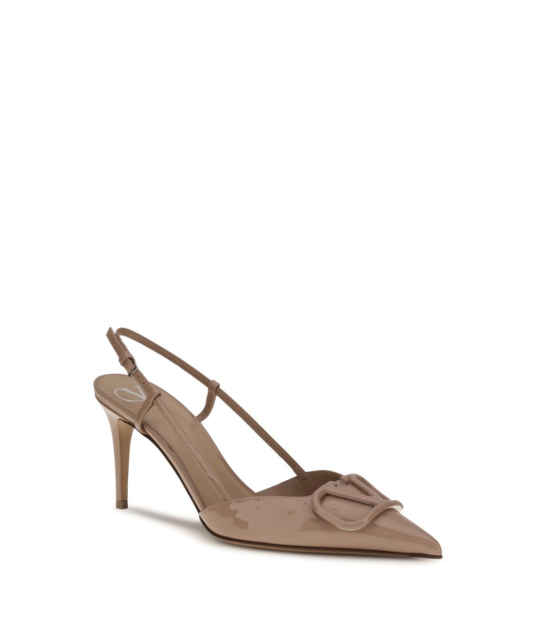 VALENTINO Розовые туфли из лакированной кожи, фото 2