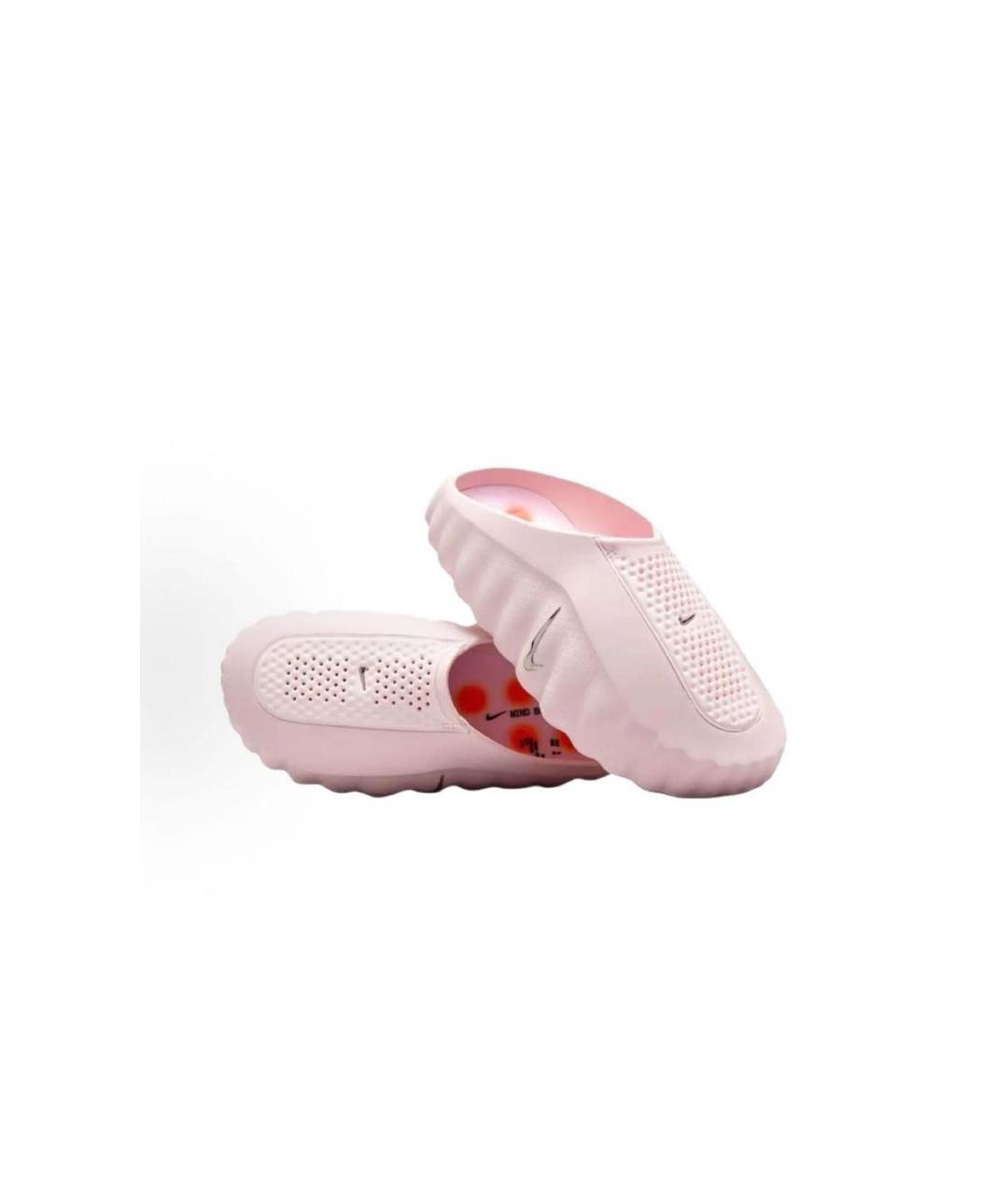 NIKE Розовые резиновые шлепанцы, фото 3