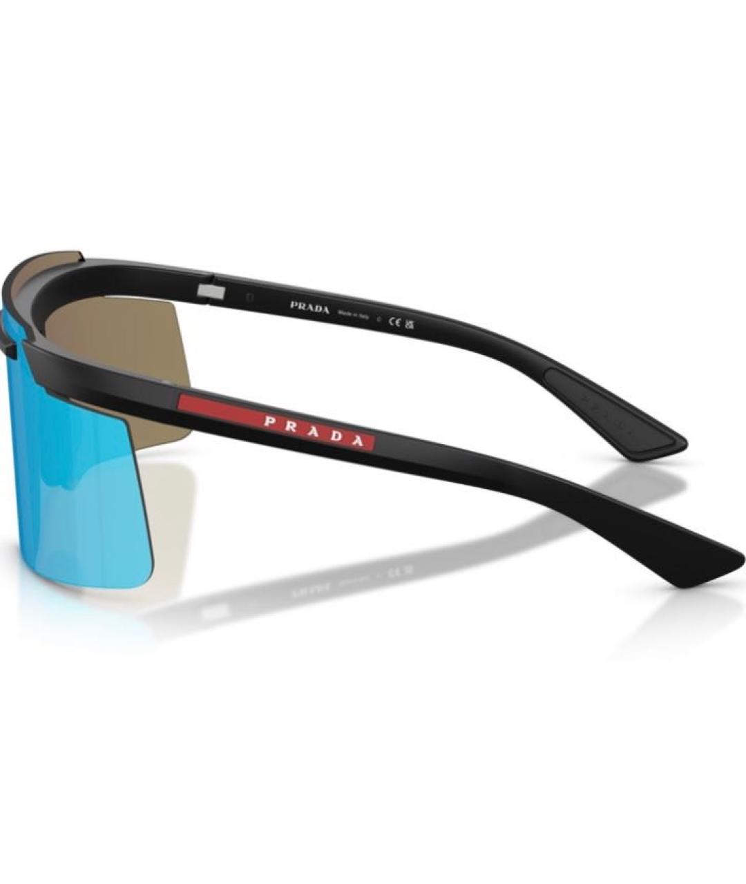 PRADA Бирюзовые пластиковые солнцезащитные очки, фото 3