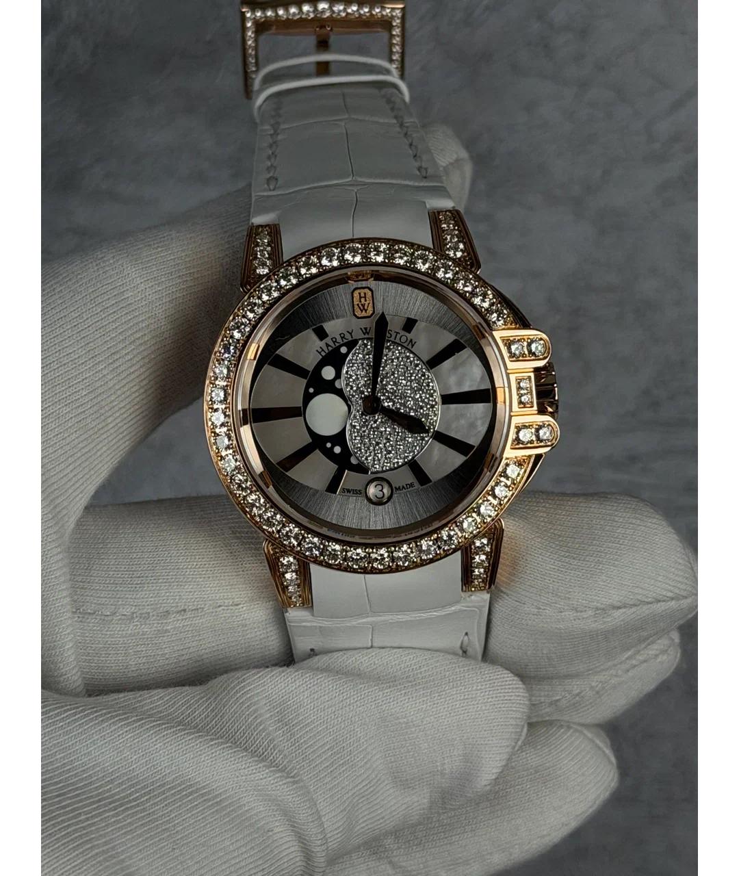 Harry Winston Белые часы из розового золота, фото 2