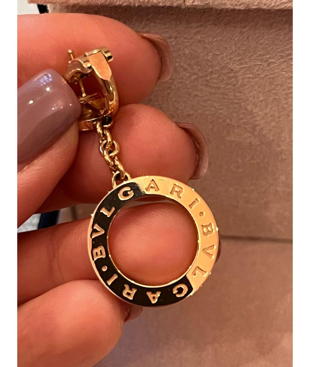 BVLGARI Золотые серьги из розового золота, фото 3