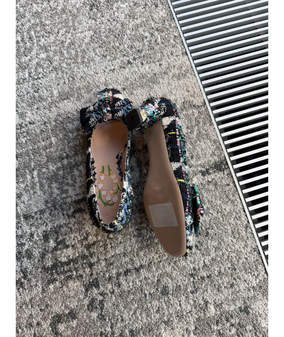 VALENTINO Мульти текстильные туфли, фото 3