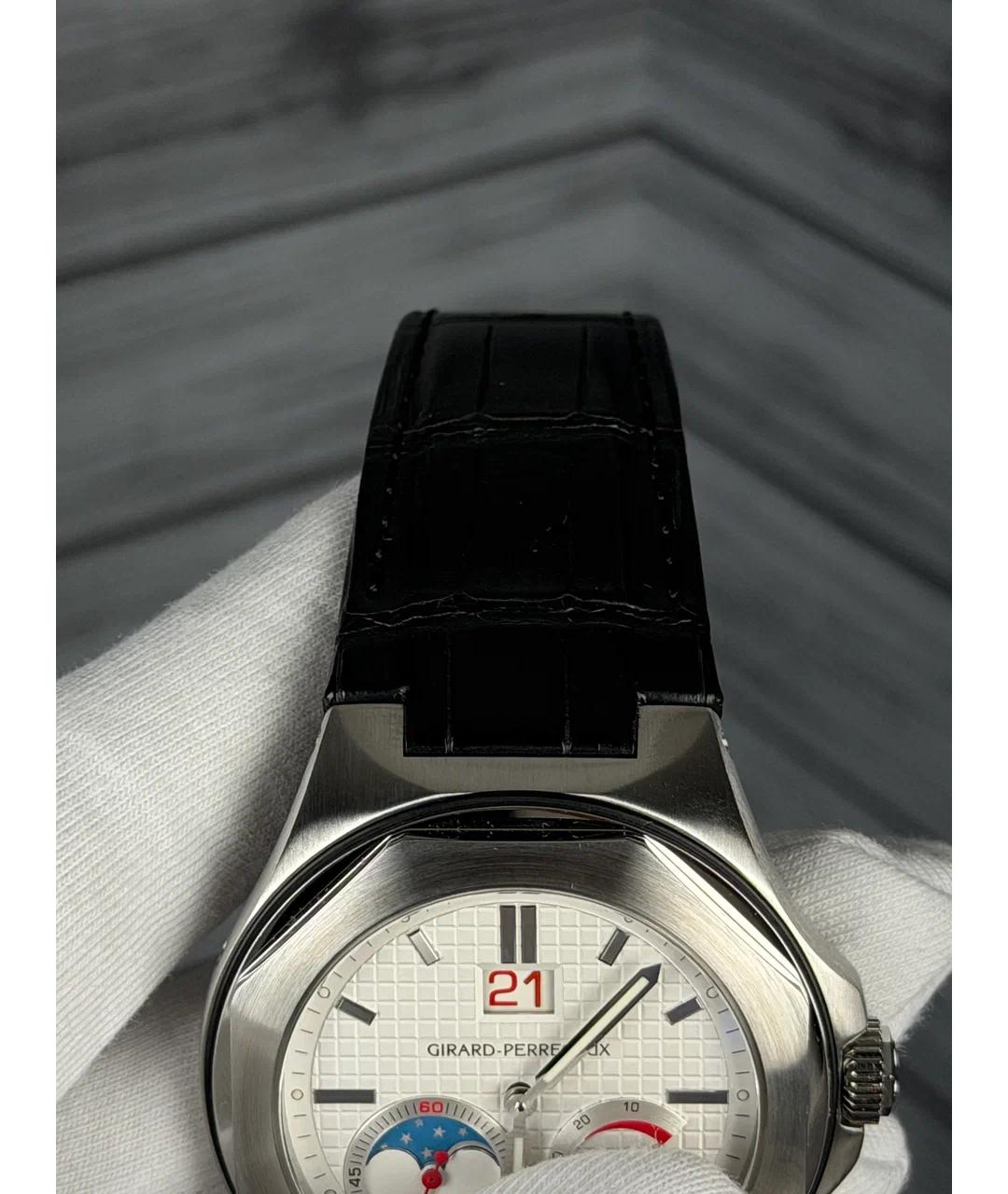 GIRARD PERREGAUX Белые металлические часы, фото 5