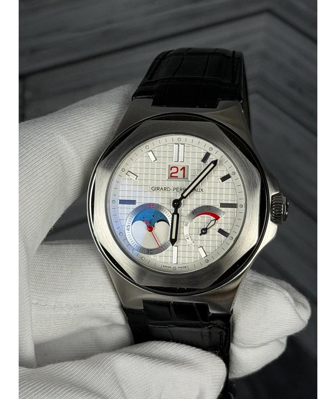 GIRARD PERREGAUX Белые металлические часы, фото 2