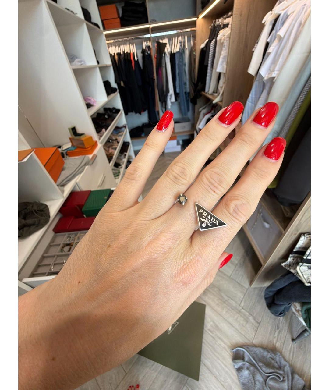 PRADA Серебряное серебряное кольцо, фото 5