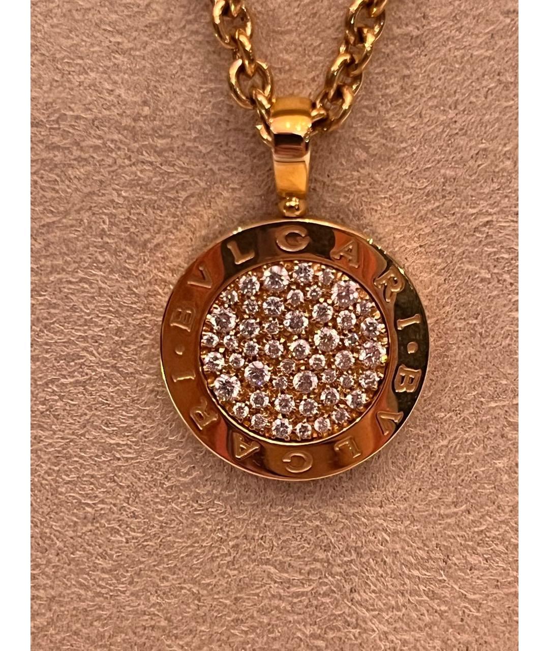 BVLGARI Золотая подвеска из розового золота, фото 5