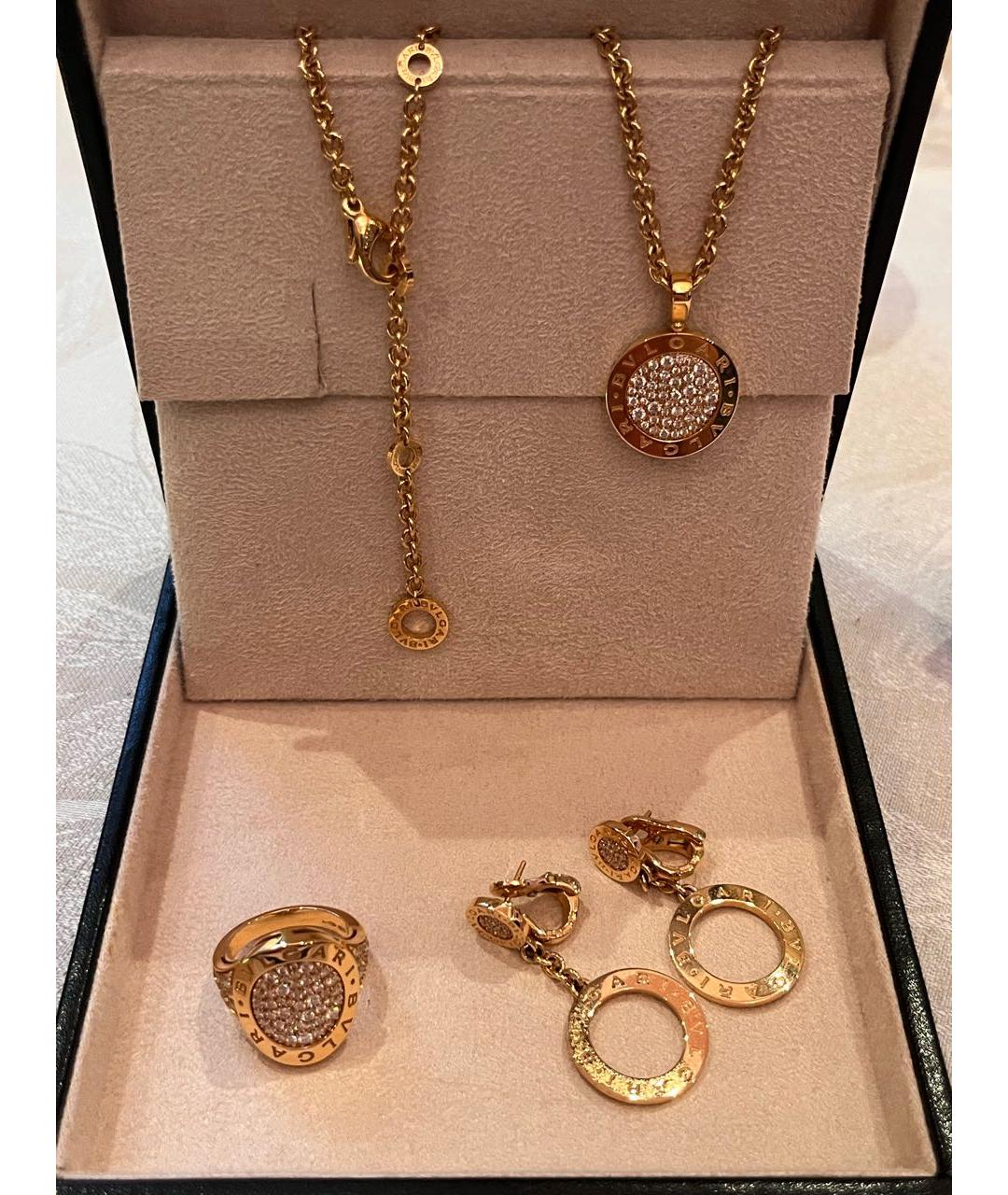 BVLGARI Золотая подвеска из розового золота, фото 4