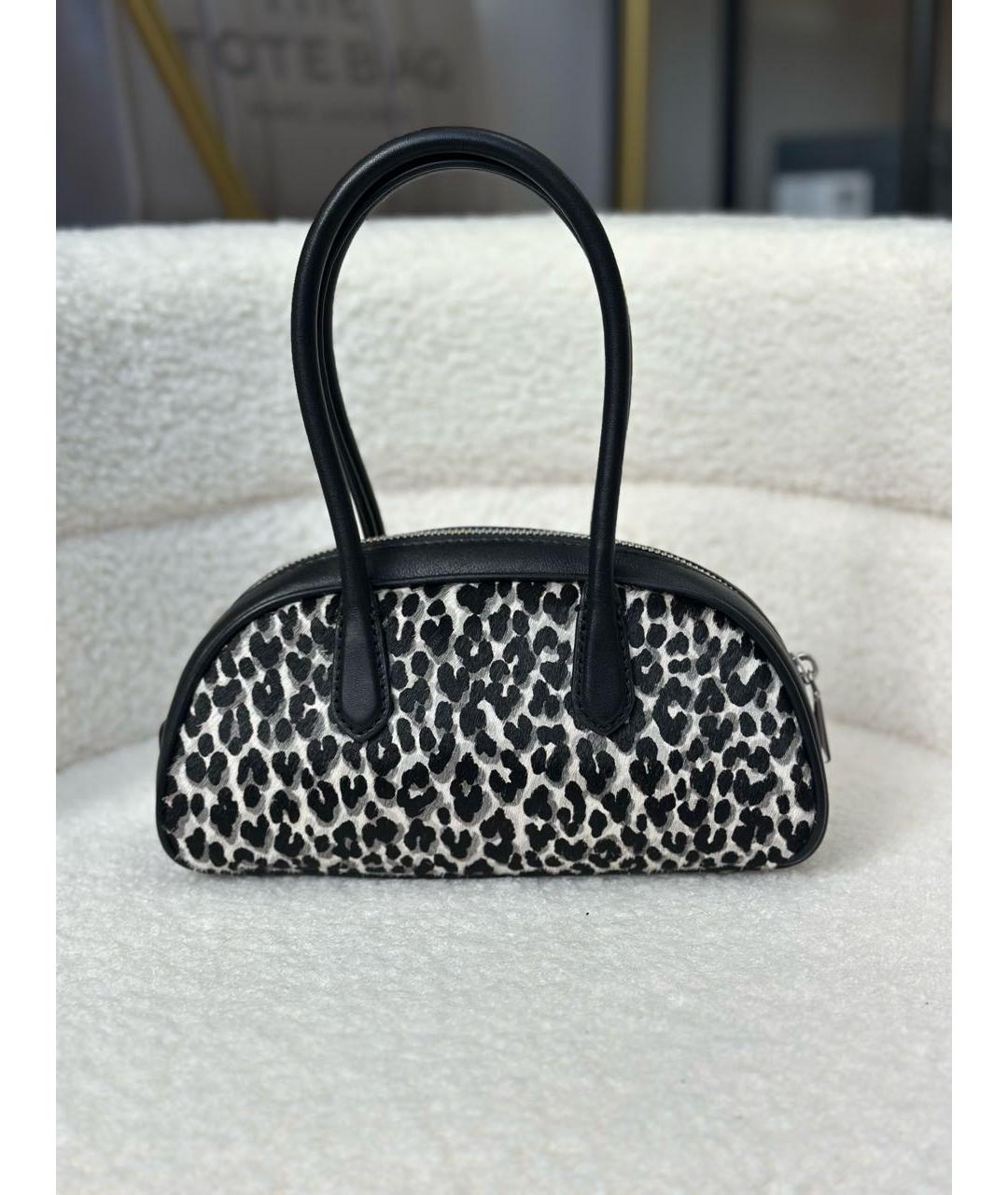 MICHAEL KORS Черная кожаная сумка с короткими ручками, фото 2