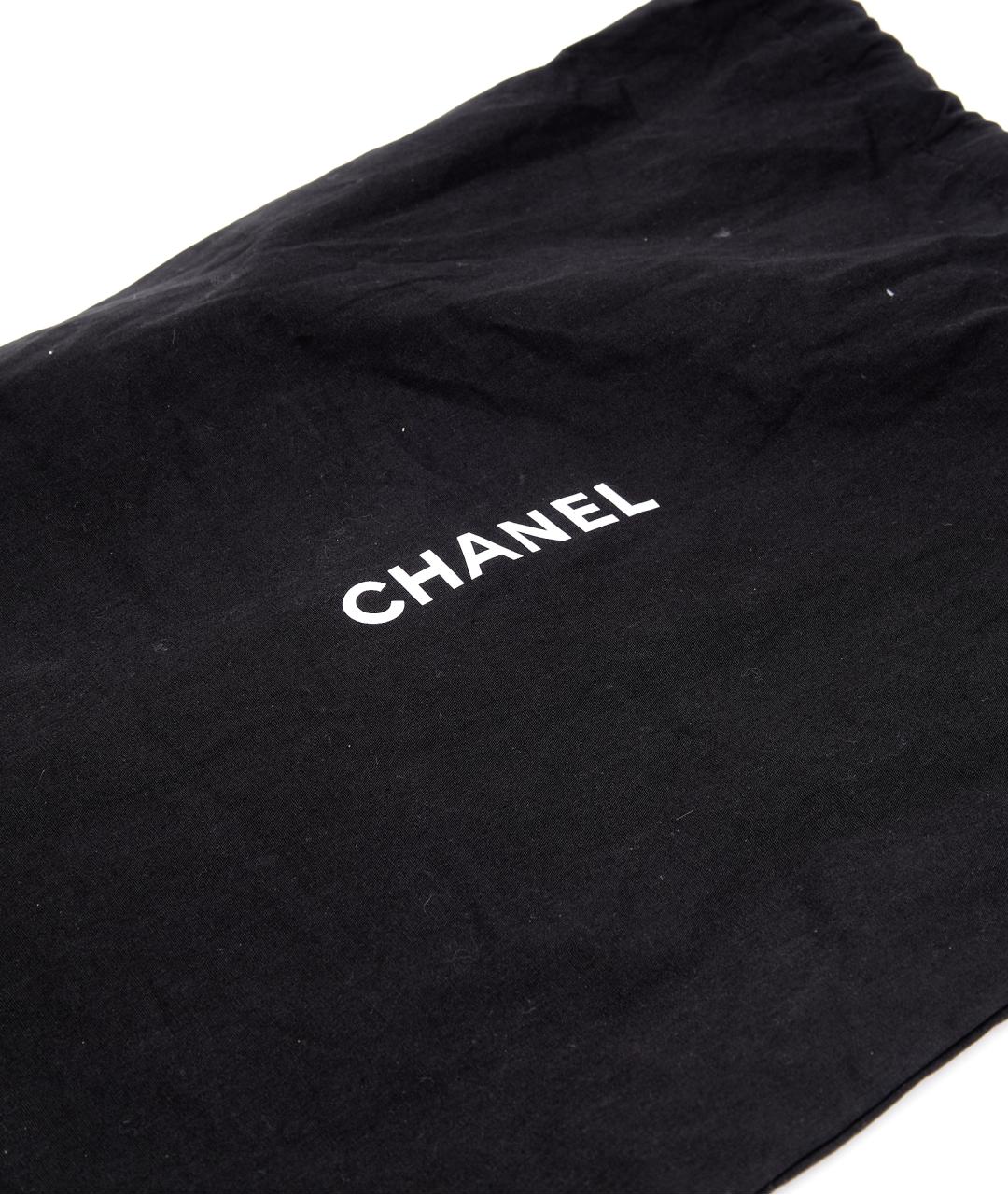 CHANEL Бежевая кожаная сумка с короткими ручками, фото 8