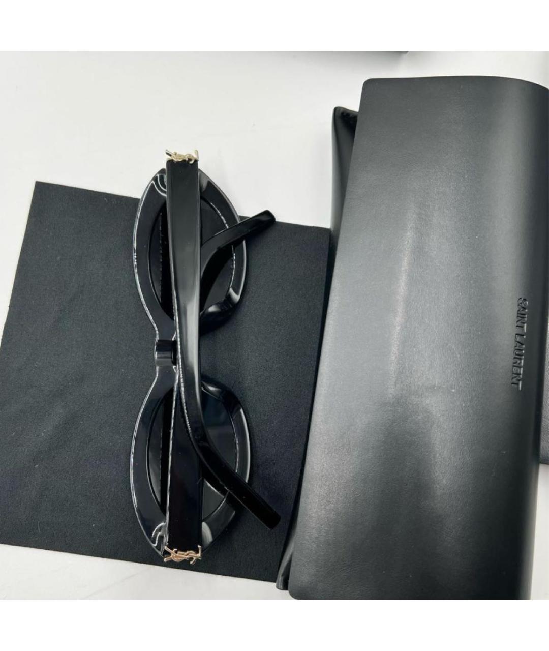 SAINT LAURENT Черные солнцезащитные очки, фото 5