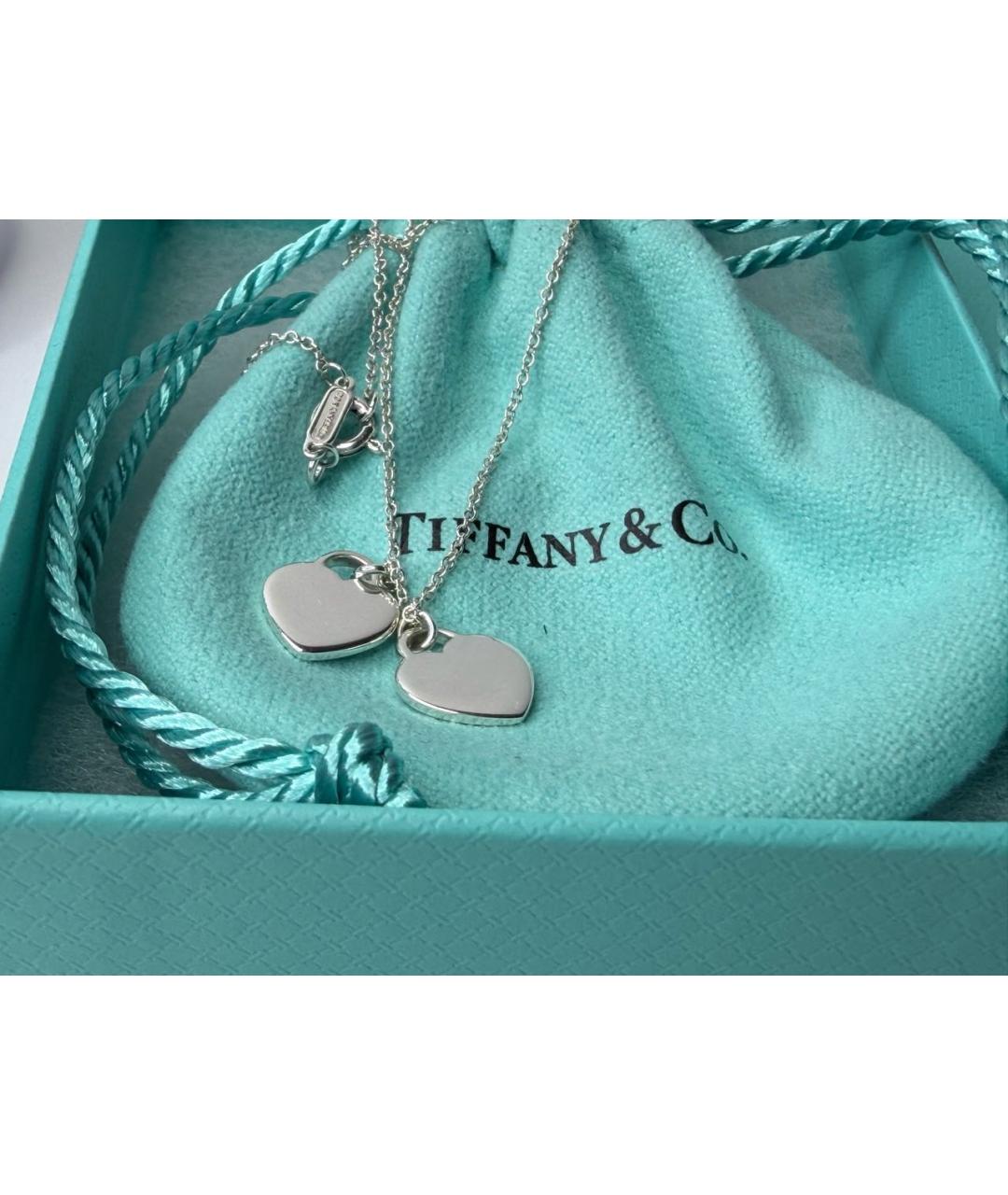 TIFFANY&CO Розовое серебряное колье, фото 5