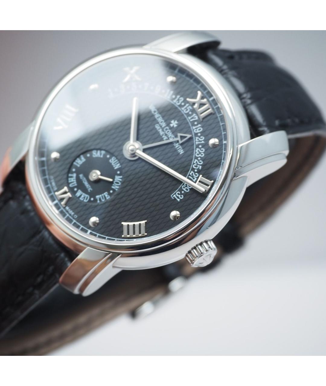 VACHERON CONSTANTIN Черные платиновые часы, фото 3
