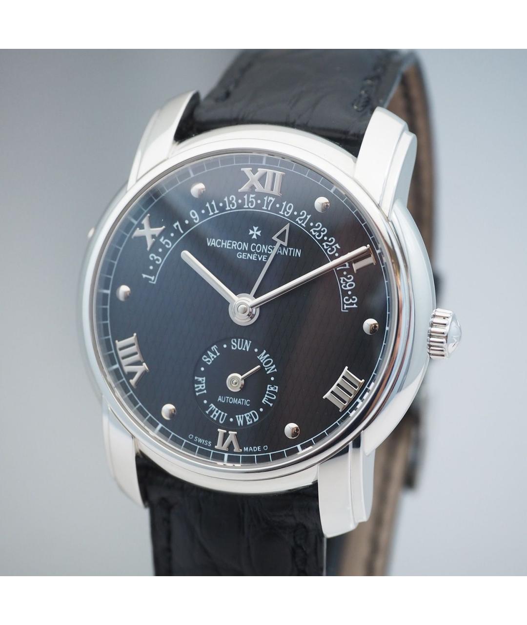 VACHERON CONSTANTIN Черные платиновые часы, фото 2