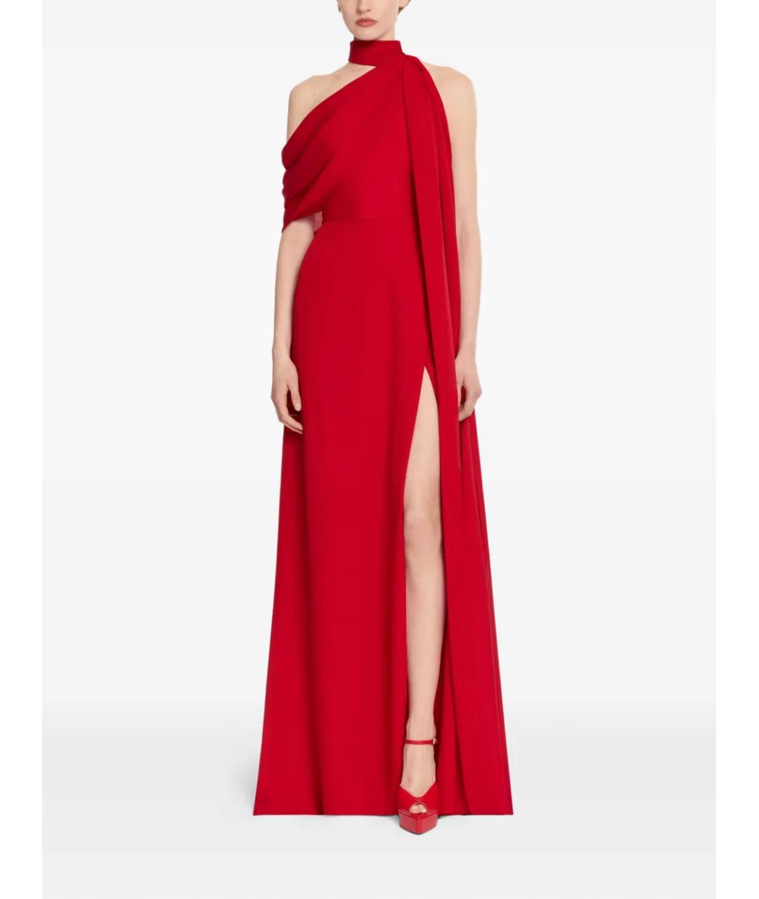 ELIE SAAB Красное шелковое вечернее платье, фото 2