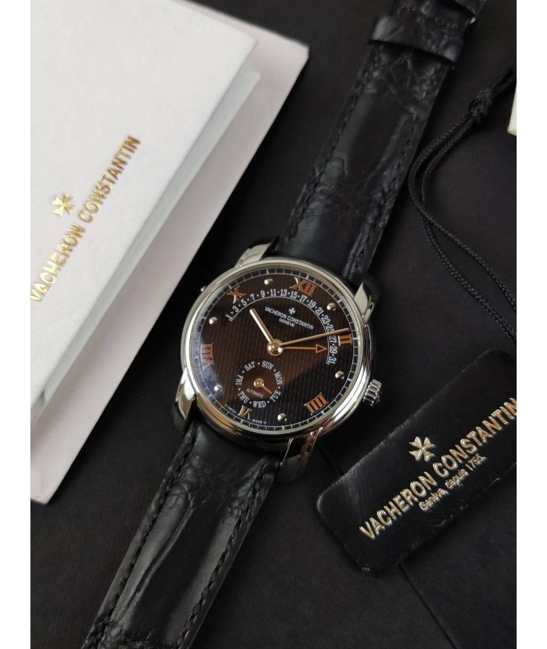 VACHERON CONSTANTIN Черные платиновые часы, фото 2