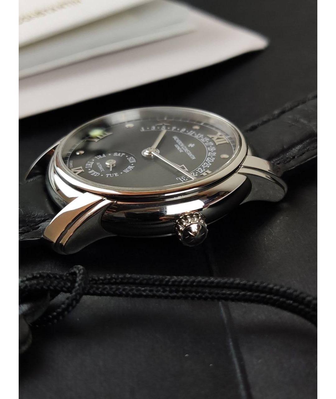 VACHERON CONSTANTIN Черные платиновые часы, фото 5