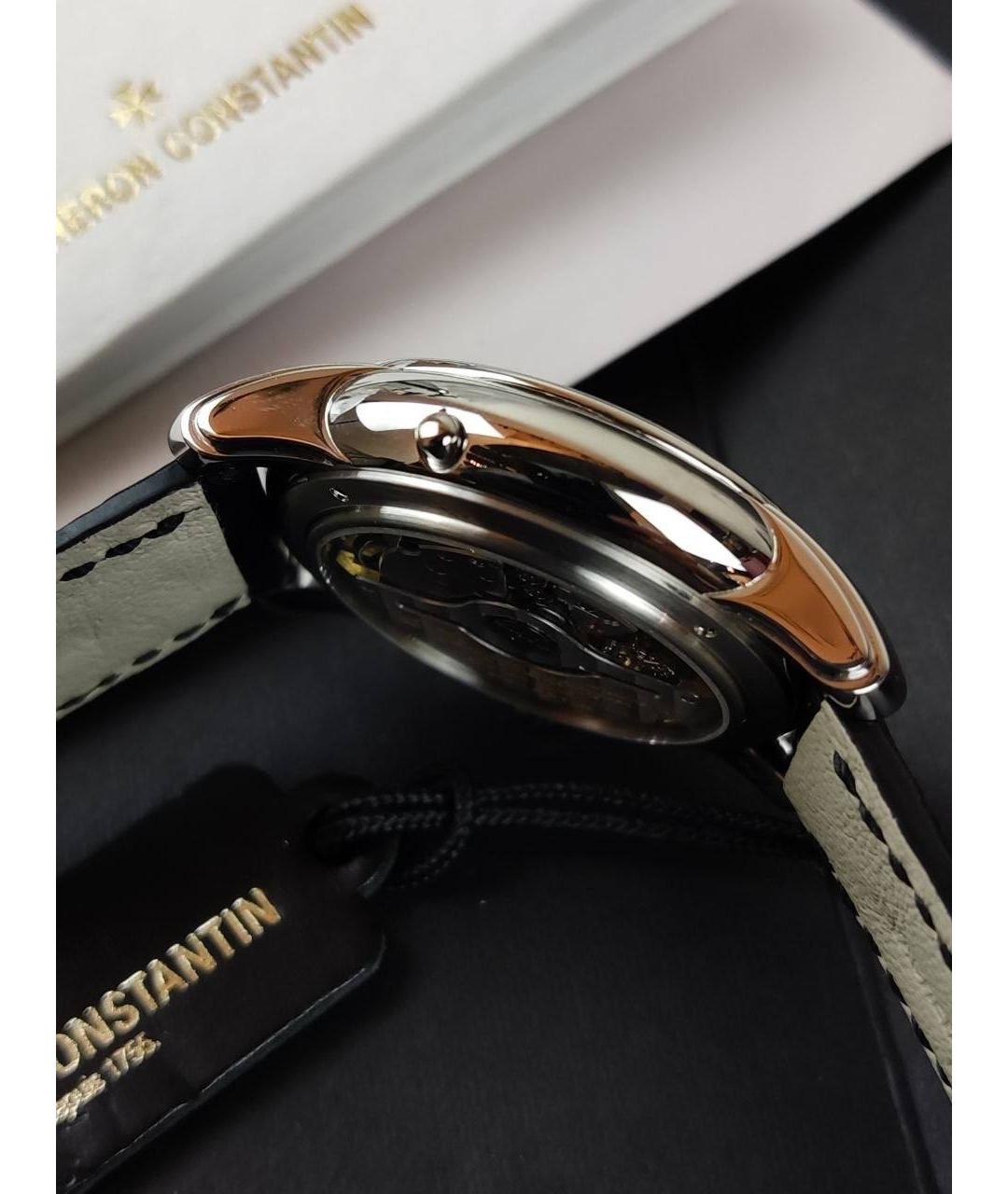 VACHERON CONSTANTIN Черные платиновые часы, фото 4
