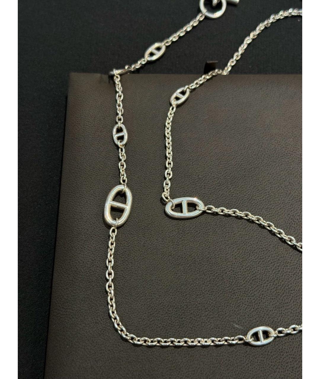 HERMES Серебряная серебряная цепочка, фото 3