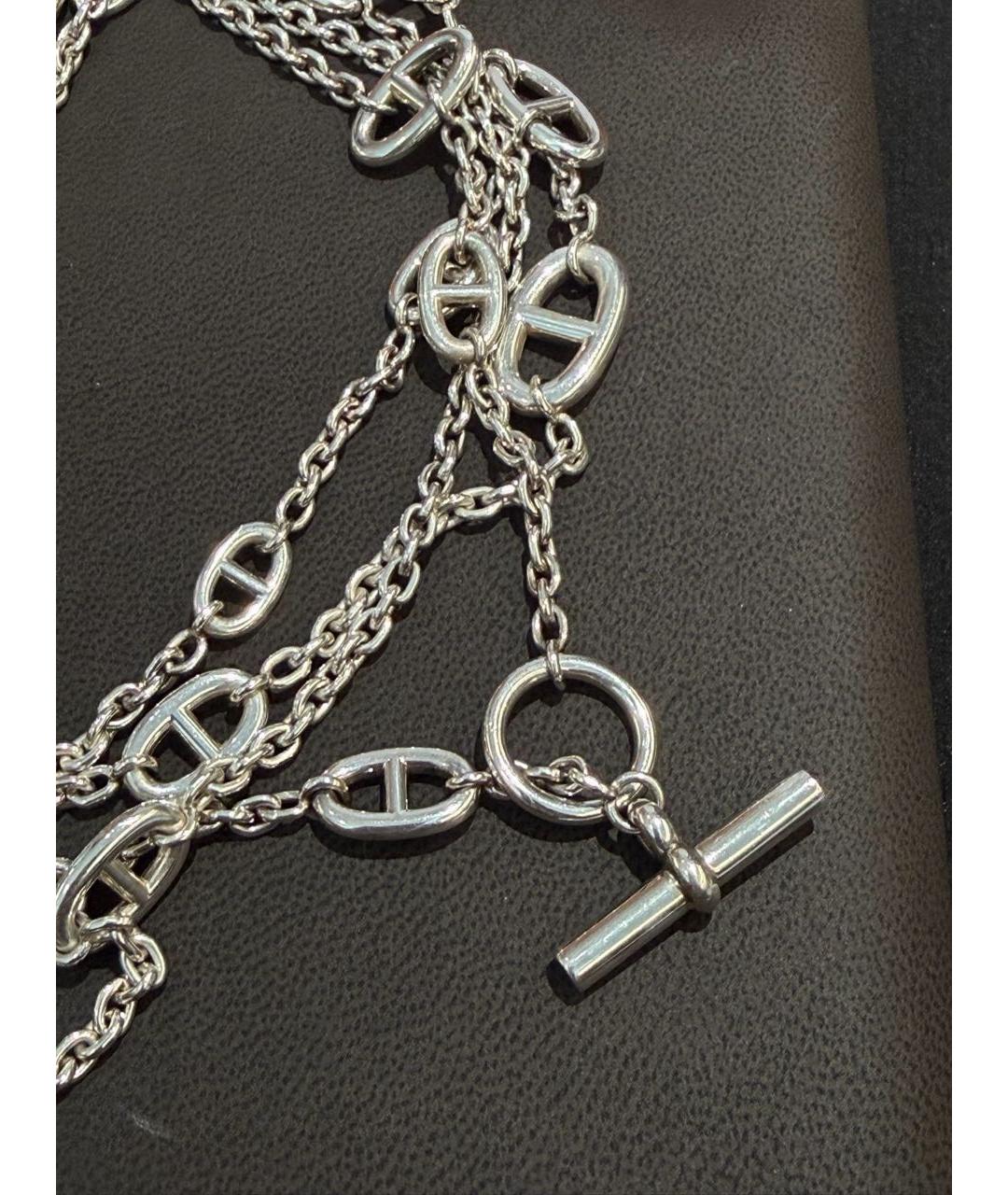 HERMES Серебряная серебряная цепочка, фото 4