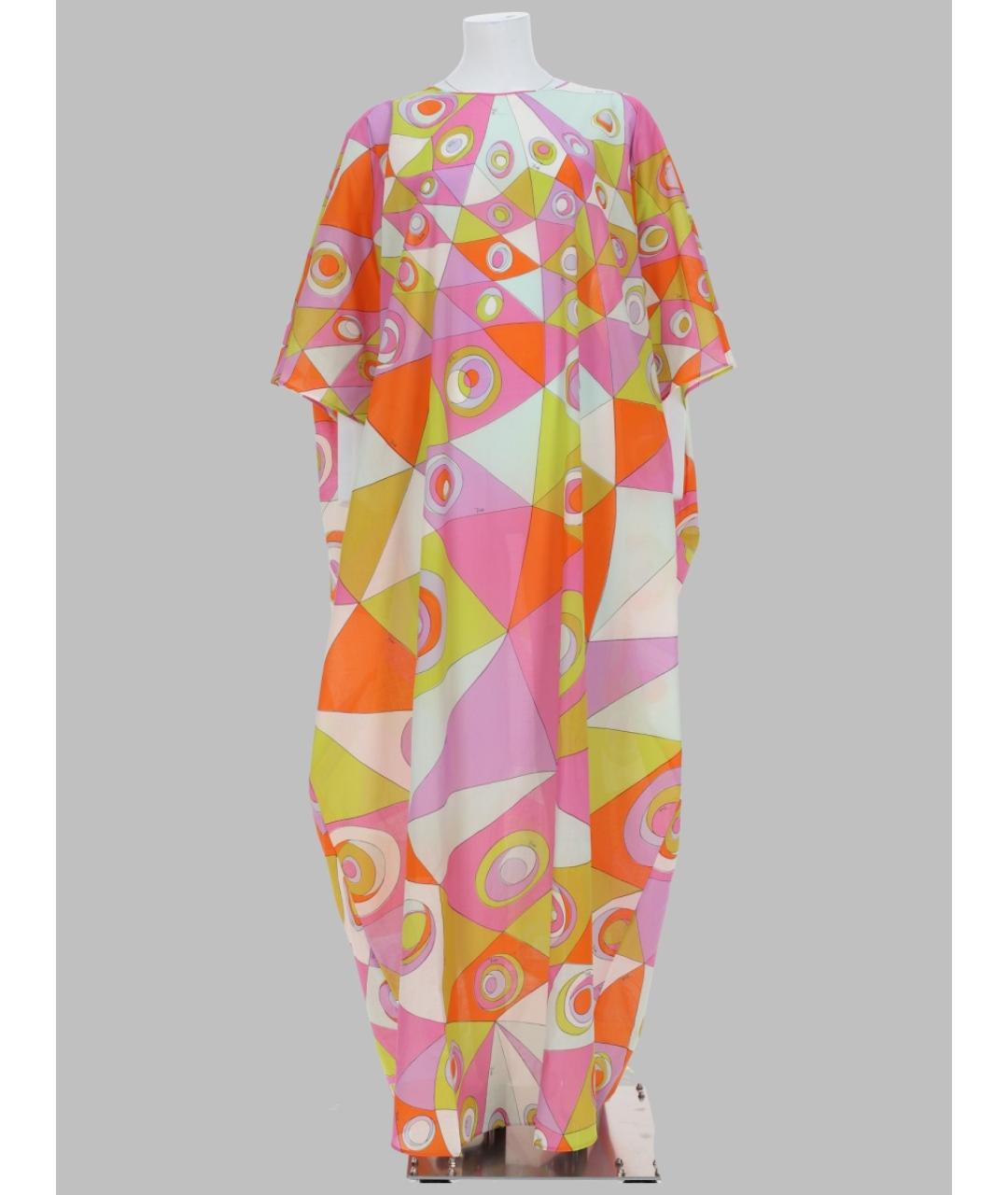 PUCCI Мульти хлопковое повседневное платье, фото 3