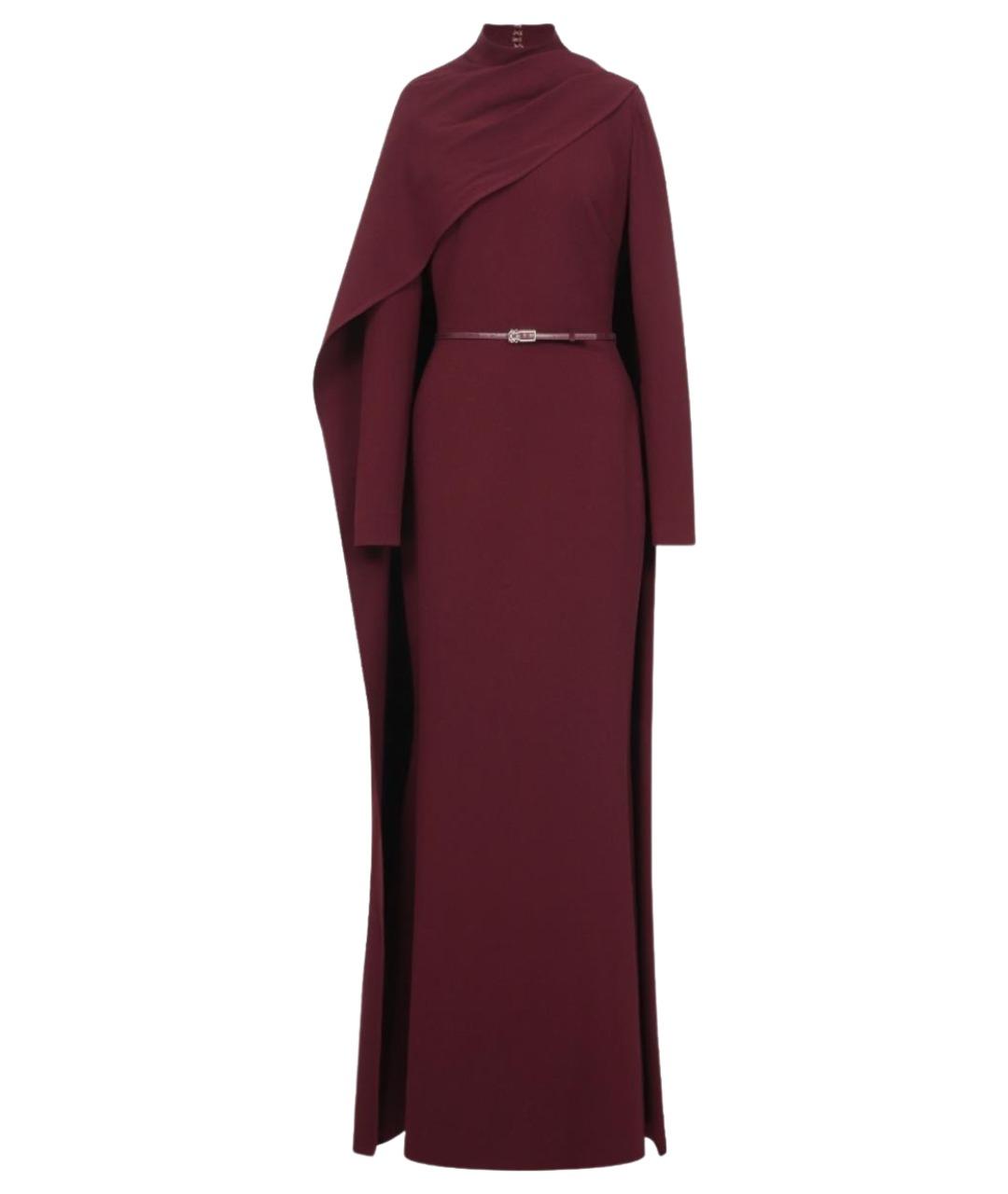 ELIE SAAB Бордовое вечернее платье, фото 1