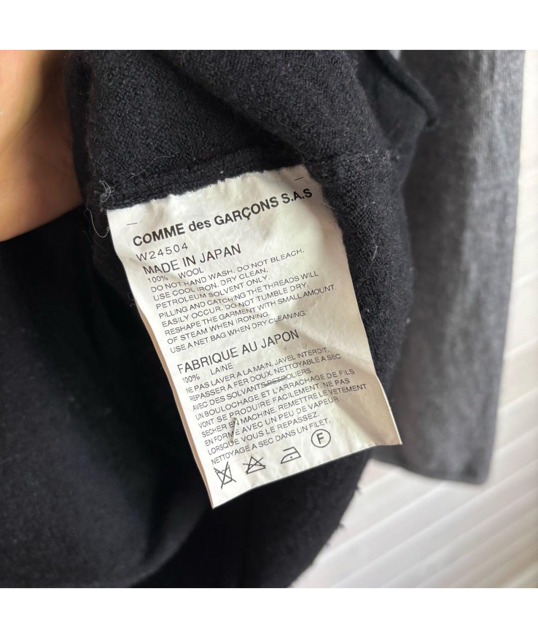 COMME DES GARÇONS SHIRT Серый шерстяной джемпер / свитер, фото 5
