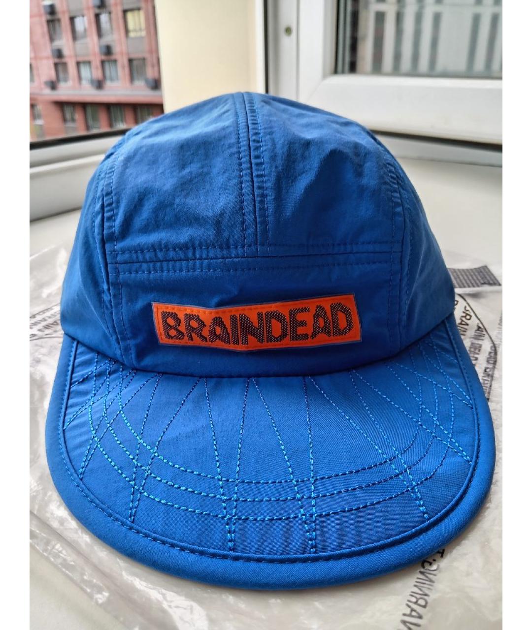 Brain Dead Синяя синтетическая кепка/бейсболка, фото 10