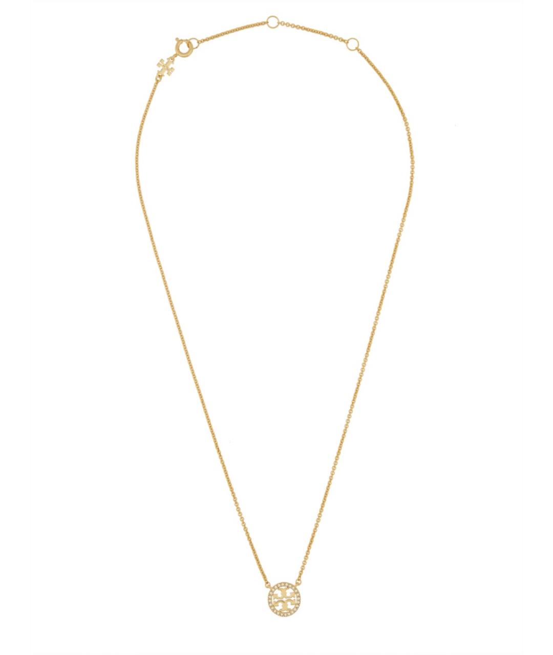 TORY BURCH Золотая латунная цепочка, фото 2