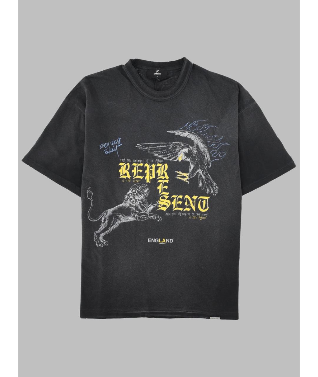 REPRESENT Черная футболка, фото 2