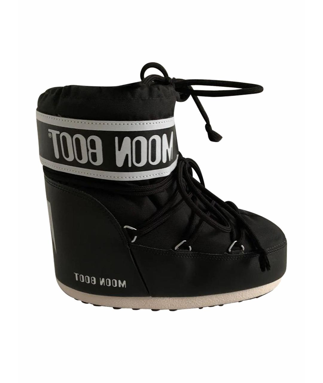 MOON BOOT Черные ботинки, фото 1