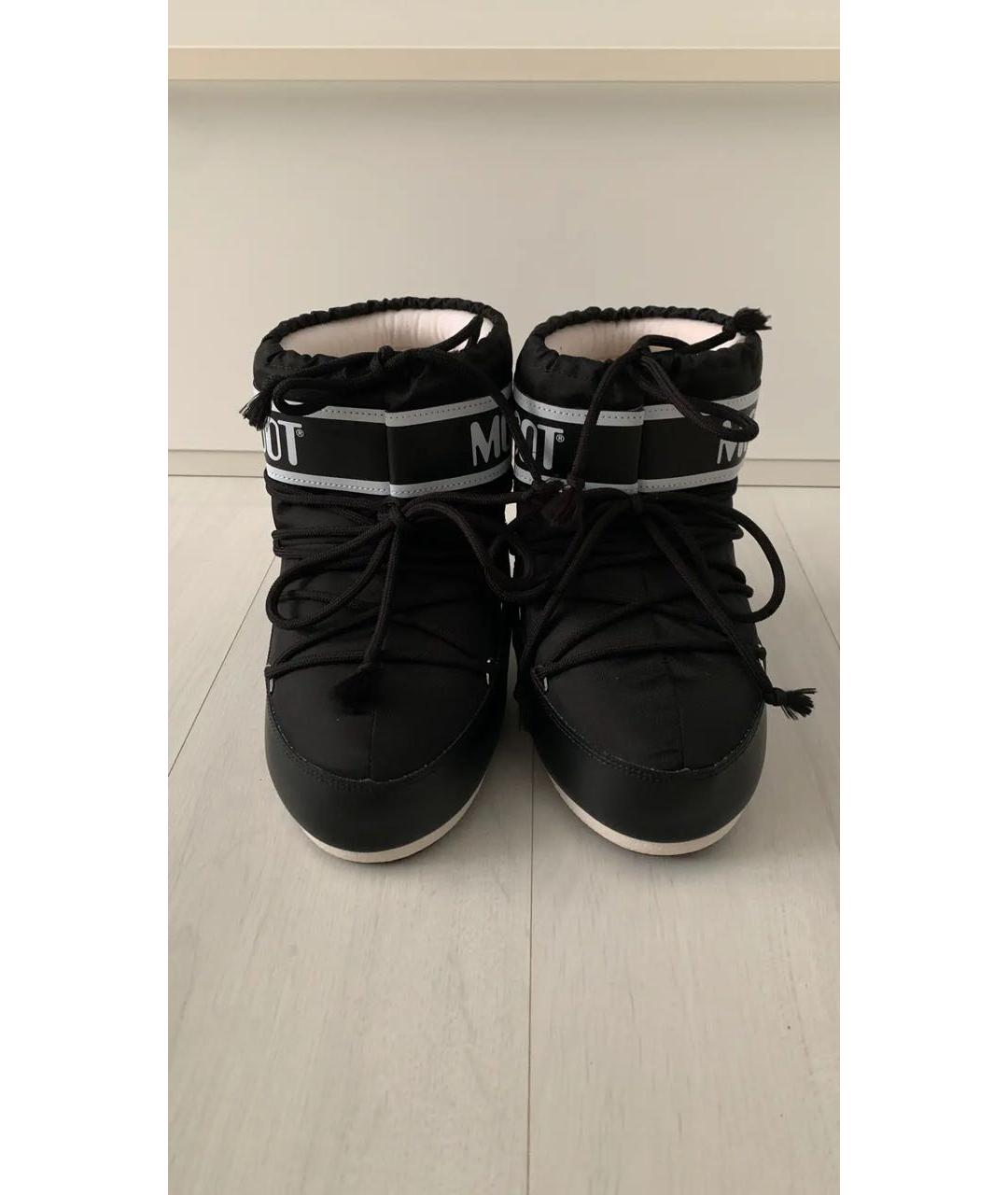 MOON BOOT Черные ботинки, фото 2