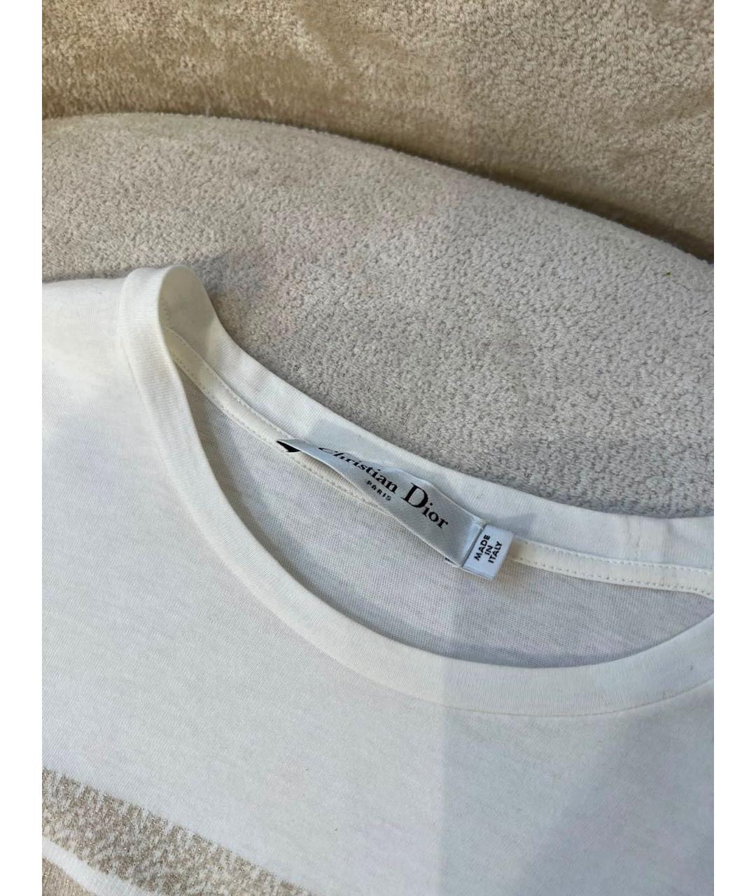 CHRISTIAN DIOR Белая футболка, фото 6
