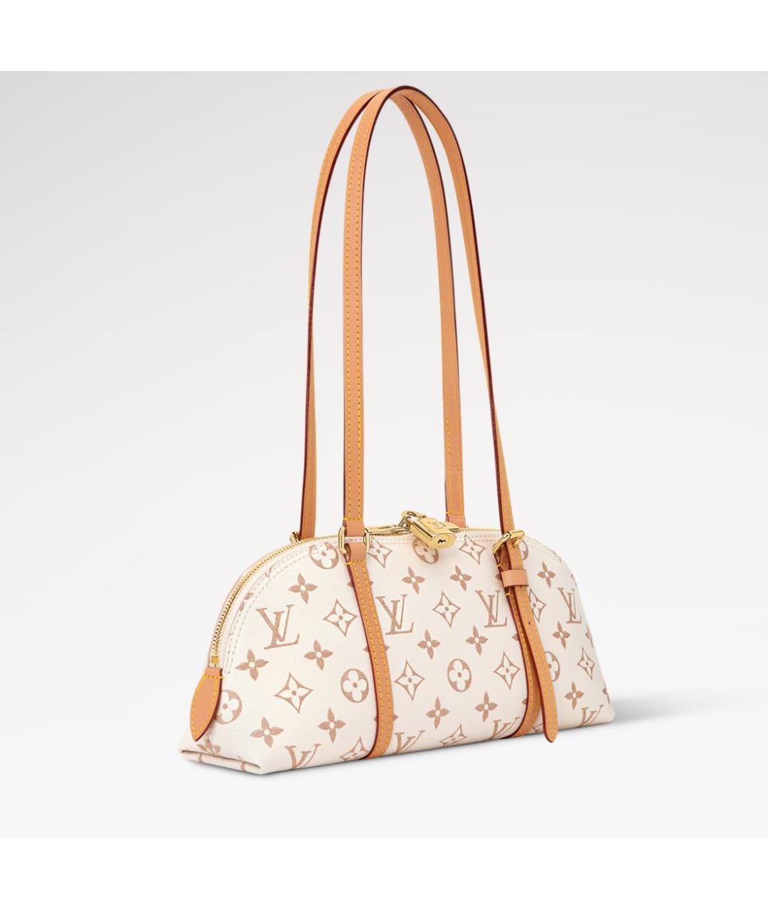 LOUIS VUITTON Бежевая сумка тоут, фото 2