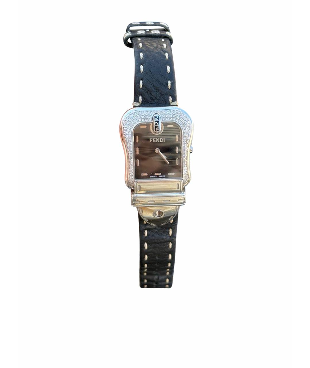 FENDI Серебряные часы, фото 1