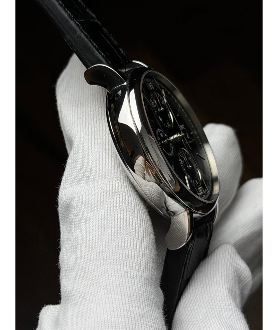 IWC Черные часы, фото 6