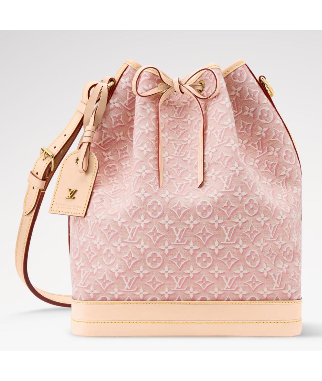 LOUIS VUITTON Розовая сумка тоут, фото 5