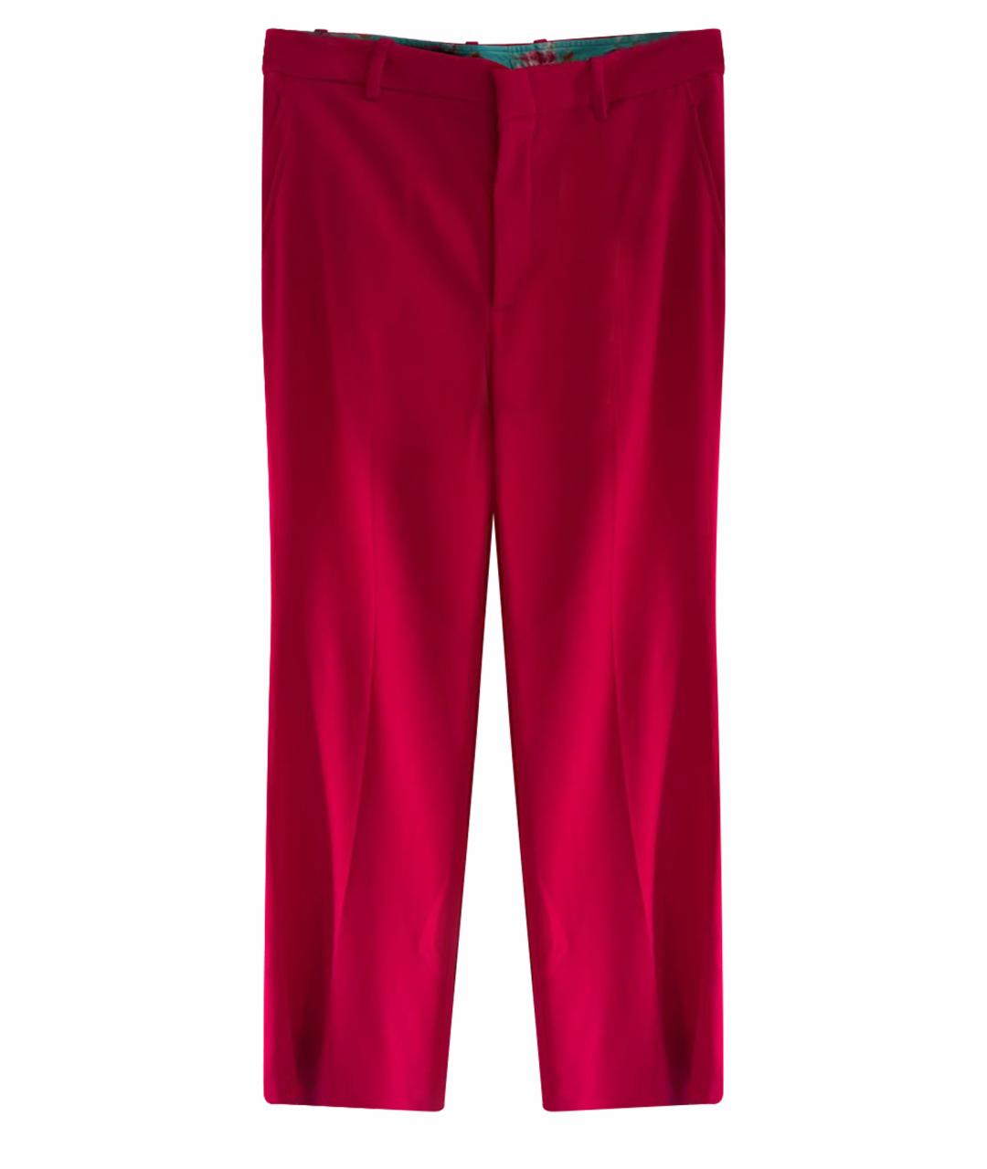 GUCCI Вискозные прямые брюки, фото 1