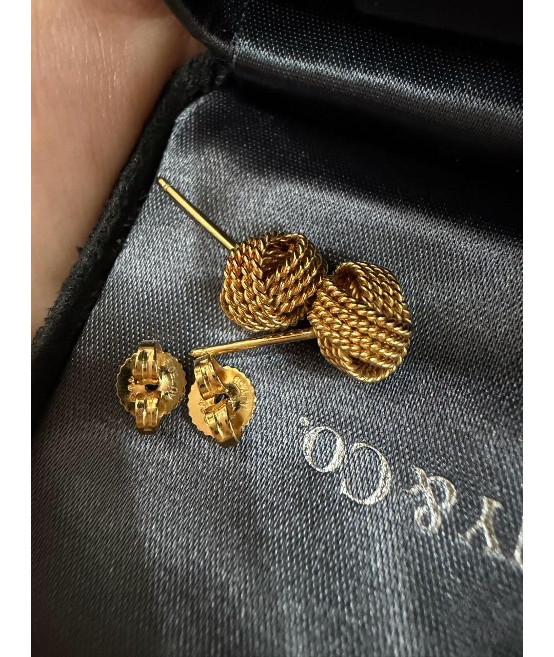 TIFFANY&CO Золотые серьги из желтого золота, фото 2
