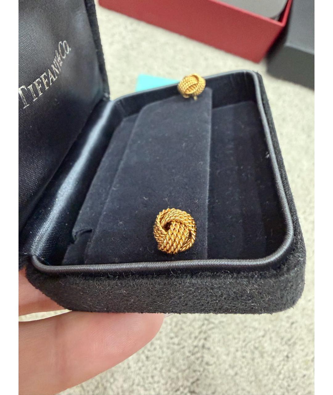 TIFFANY&CO Золотые серьги из желтого золота, фото 3