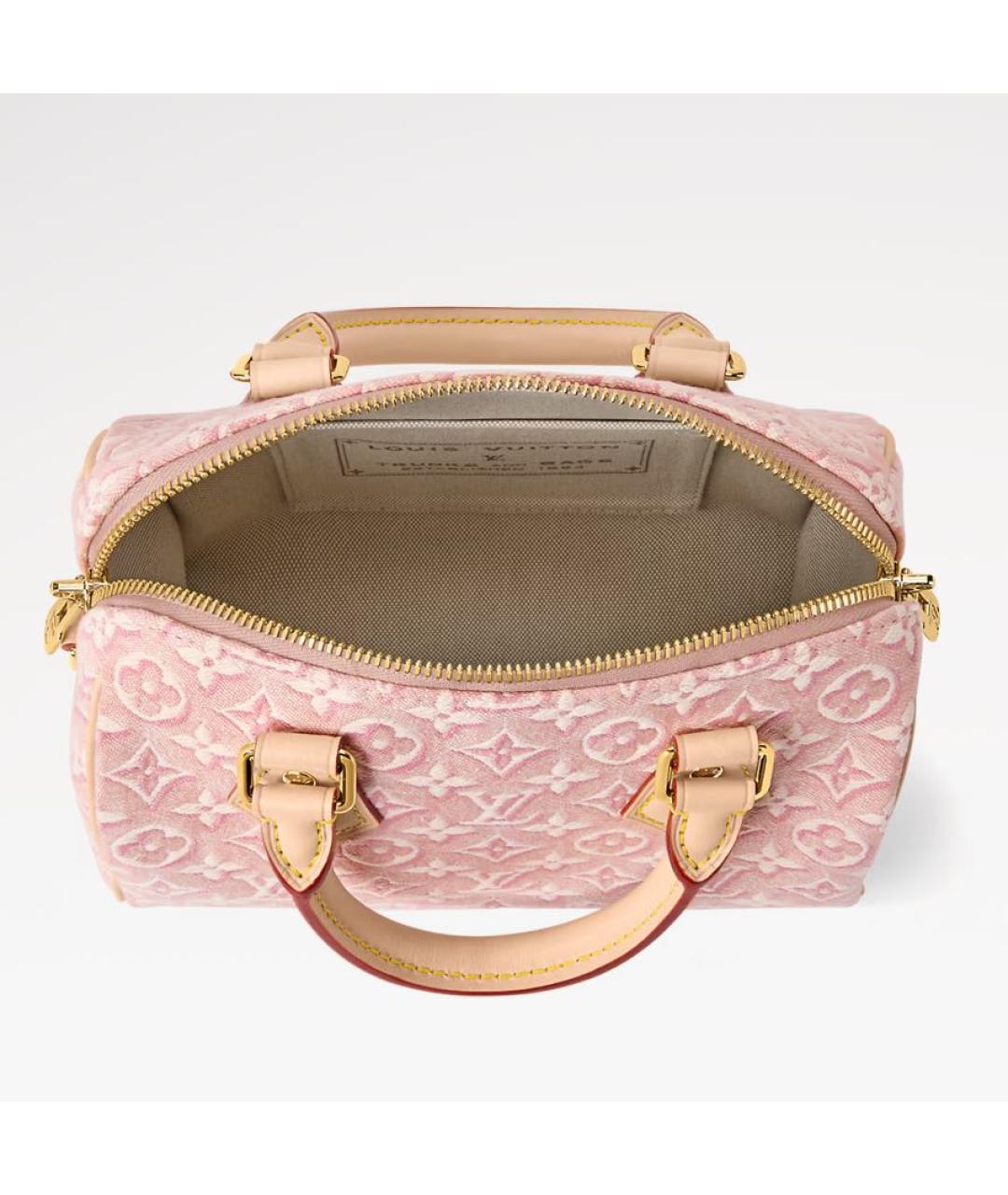 LOUIS VUITTON Розовая сумка тоут, фото 4