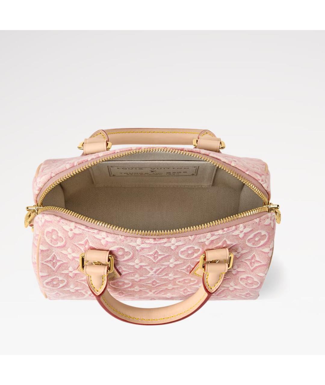 LOUIS VUITTON Розовая сумка тоут, фото 2