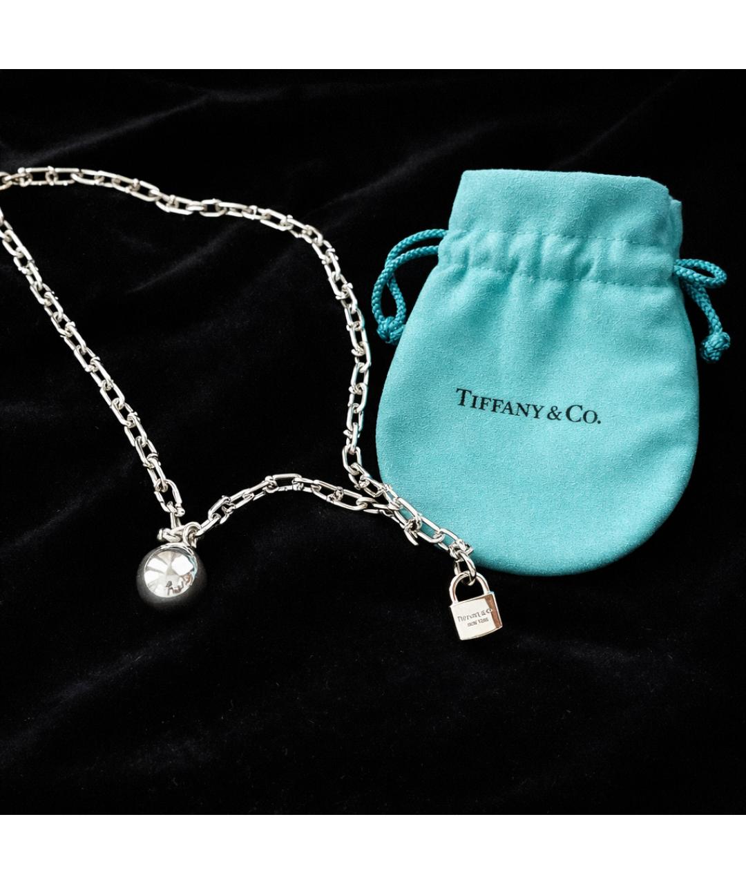 TIFFANY&CO Белое серебряное колье, фото 2
