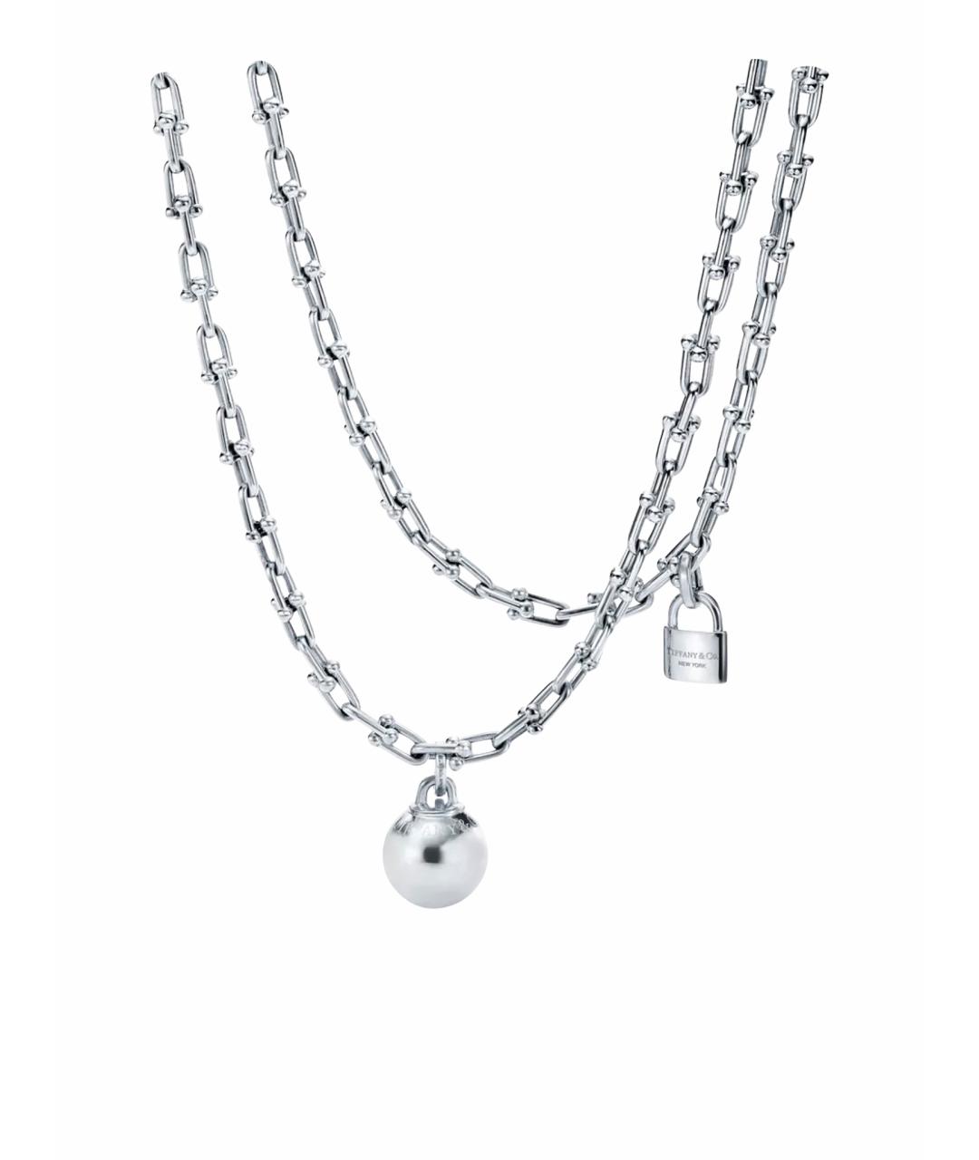 TIFFANY&CO Белое серебряное колье, фото 1