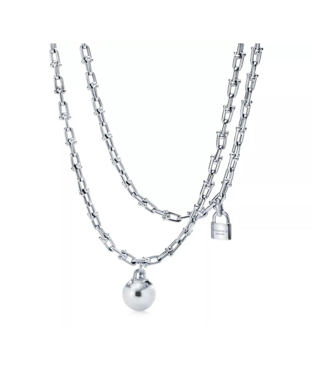 TIFFANY&CO Белое серебряное колье, фото 5